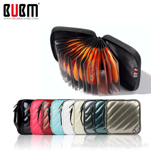 BUBM 32 Capacity Pu Leather Cover CD DVD Wallet case With Various Colors